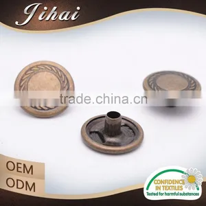 Garment Accessory With Logo Snaps Wholesale Metal No Sew Snap Button thumbnail-4