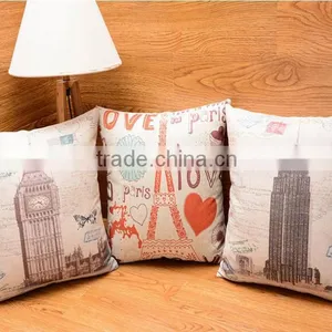 Wholesale Customized Printed Cushion Cover --European Style thumbnail-1