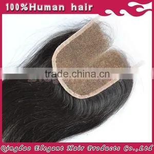 Factory Wholesale Natural Color Straight Bleached Knots Malaysia Virgin Hair Lace Closure thumbnail-4