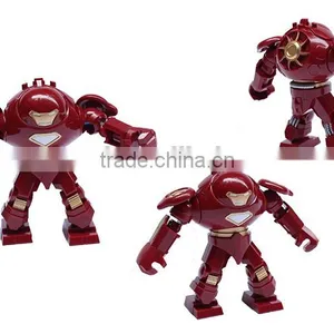Decool Bricks 0181 SuperHero Iron Man HULK BUSTER Robot Minifigure Building Bricks Blocks Toys thumbnail-2