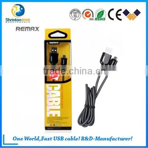 Remax Super Quality 1M Length Black Color Micro USB Mobile Phone Data Cable thumbnail-4