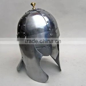 Metal Armour Helmet, Roman Helmet, Alexander Helmet, Warrior Helmet, German Helmet, Nautical Helmet, Antique Helmet Fire Helmet thumbnail-1