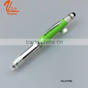 Promotional Led Touch Metal Ball Pen With Crystal Touch thumbnail-2
