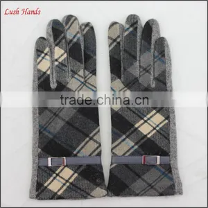 Ladies Wholesale Woolen Top Hand Gloves Women With Belt thumbnail-1