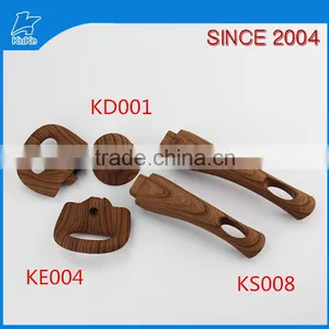 Kitchen Cookware Accessaries Wood Grain Style Universal Bakelite Pan Handle Set thumbnail-1