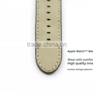 Original Kajsa Vintage Collection Genuine Leather Watch Band Wrist Strap For 42MM Apple Watch MT-3968 thumbnail-3