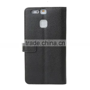 Original MMT Litchi Grain Wallet Leather Flip Case ForHuawei P9 Photo Frame Holder Leather PU Case With Card Slot for Huawei P9 thumbnail-4