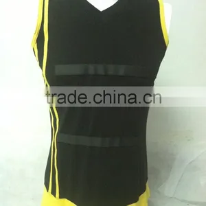 Black Sublimated Netball Dress With Nice Deisgn thumbnail-1