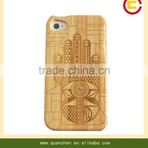 Cheap Mobile Phone Case Bamboo Case for Iphone4s thumbnail-1