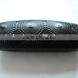 Metal Any Color Hard PU Glasses Case thumbnail-4