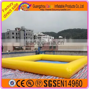 2016 Cheap Wholesale Square Inflatable Swimming Pool for Rental Commercial thumbnail-1