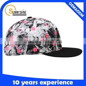 Custom Flower Snapback Wholesale Cat Hat thumbnail-5