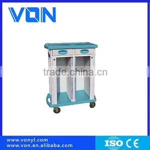 FCA-04 Medical Trolley&nursing Cart&medical Cabinet,Hospital Cart ABS BodyTrolley,Nursing Station Carts Cabinet thumbnail-4