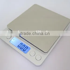 New Design I2000 Style Digital Pocket Scales 3000g/0.1g in Top Quality thumbnail-1
