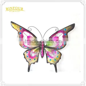 Metal Handicraft 3D Butterfly Animal Wall Art Home Decor Garden Decor thumbnail-1