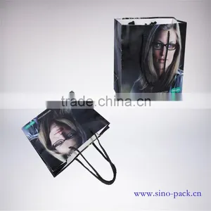 Printed Custom Made Shoping Bags Fashionable Shopping Bags thumbnail-1
