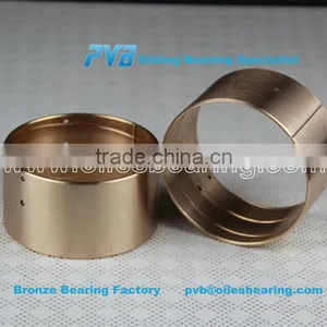 Bronze Wrapped Bushing, Rolled Bronze Bearing With Oil Grooves,Sleeve Bushing Bearing thumbnail-1