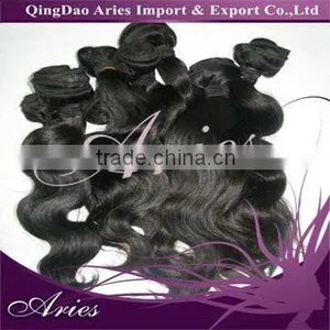 Double Weft Wave Remy Virgin Hair Human Hair Extension thumbnail-3