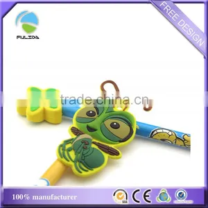 Cartoon Soft Rubber Plastic Pvc Pencil Caps Cover thumbnail-3