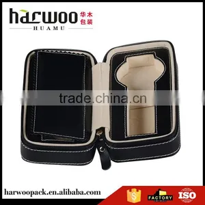 Wholesale Prices Custom Design Leather Watch Box for Double Fast Delivery Supplier's Choice thumbnail-1
