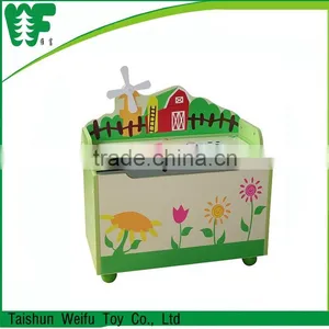 Kids Furniture Wooden Toy Box thumbnail-1