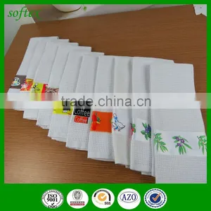 Wholesale Cotton White Linen Tea Towel thumbnail-2