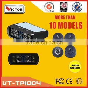 Hot Sell LCD Display Wireless Solar Power Car Tpms thumbnail-2