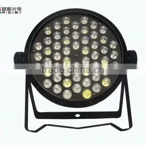 2015 Cheap LED Par 64 54led*1w Rgbw Dmx Stage Mini Flat Par Light /flat Par Can thumbnail-1