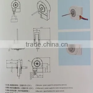 DC Motor ZW58/05 for Freezer &refrigerator Parts,ge Refrigerator Parts thumbnail-2
