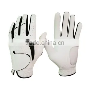 Anti-slip Cabretta Leather Golf Gloves thumbnail-1