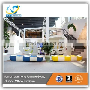Latest Modern Design Lobby Corner Sofa Set S011 thumbnail-5