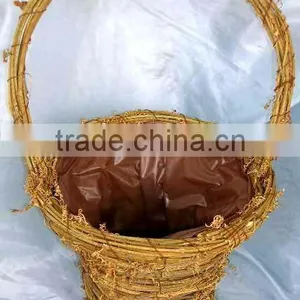 Wicker Handle Basket thumbnail-1