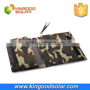 New Arrival Fast Charging With Bulit in 5000mah Battery 12w Folding Solar Panel Charger for Mobile Phones thumbnail-2