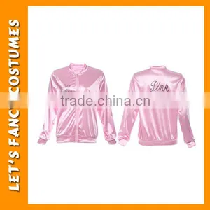 PGWC2573 Pink Lady Retro 50s 60s Jacket Women Fancy Dress Grease Costume Hen Party thumbnail-1