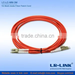LC to LC Multi-Mode Duplex 1G Fiber Patch Cord thumbnail-1