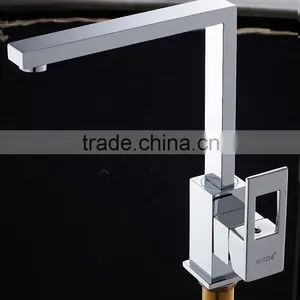 Brass Square Kitchen Mixer/high Grand Faucet thumbnail-1