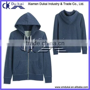 Men's Zip up Terry Jacket With Hood thumbnail-1