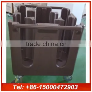 Plastic Plate Transport Carts, Plate Dollies, Plate Movable Caddies (200-240pcs Plate) thumbnail-2
