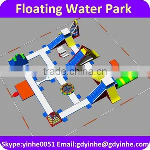 2016 Giant Inflatable Commercial Water Park, Inflatable Water Park Games for Adults thumbnail-5