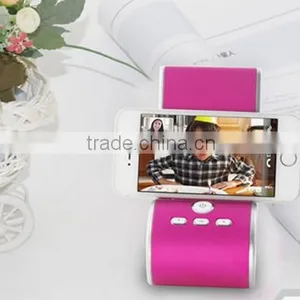 Portable Professional Wireless Waterproof Speaker With Mobile Holder for Phone or Ipad thumbnail-5