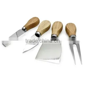 Stainless Steel Cheese Knives, Set of 4 thumbnail-1