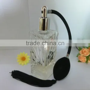 Simple Glass Perfume Bottle With Atomizer thumbnail-1