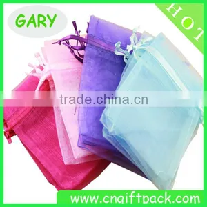 Voile Drawstring Bags Organza Drawstring Bags Cosmetic thumbnail-2