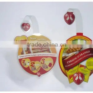 Circle Dangler Hot Sell Advertising PP/PVC Promotional Shelf Wobblers thumbnail-1