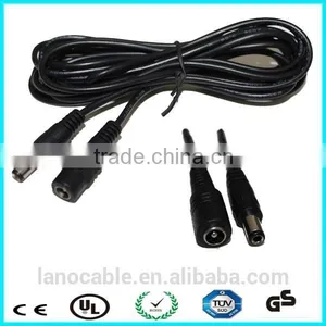 12v Ul2464 24awg 2.1mm dc Male to Female Cable thumbnail-3