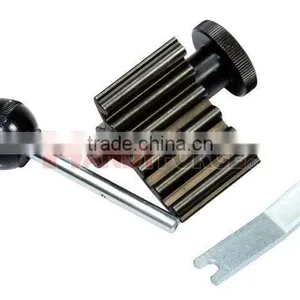 CrankshaftLocking Tools w/ Steel Plate, Timing Service Tools of Auto Repair Tools, Engine Timing Kit thumbnail-1