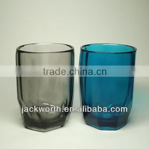 Acrylic Tea Cup w/ Heavy Base Plastic Tumbler Set thumbnail-1