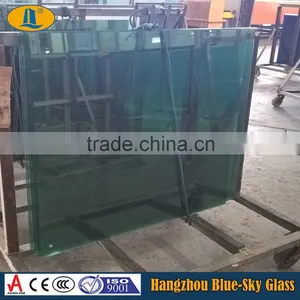 LT 8mm 10mm 12mm Clear Toughened Glass for Fence Panels thumbnail-1