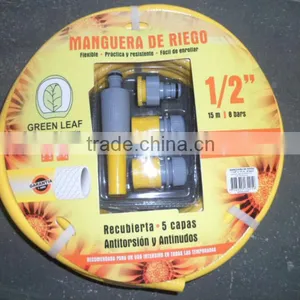 1/2" Diameter Polyester Fibre Reinforced 30 Metre PVC Garden Hose With Spray Nozzle Set thumbnail-4