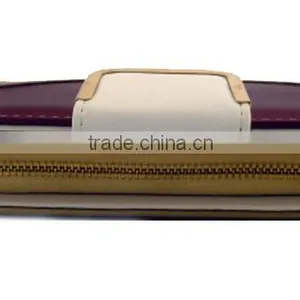 Leather Pocket Money Bag Zipper Purse for Women Security Wallet Wtih Lots of Card Holder thumbnail-4